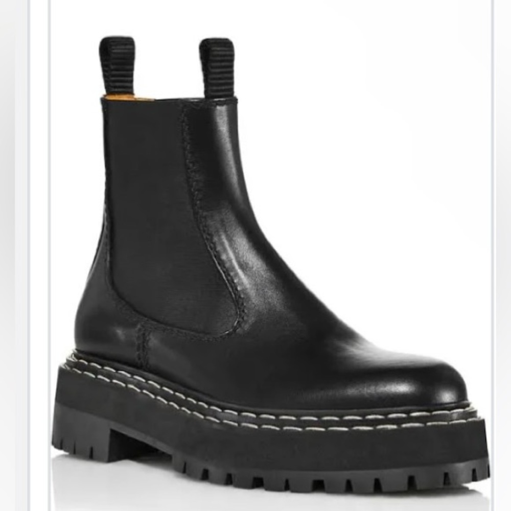 Proenza Schouler Lug Pull Un Chelsea Boots worn twice